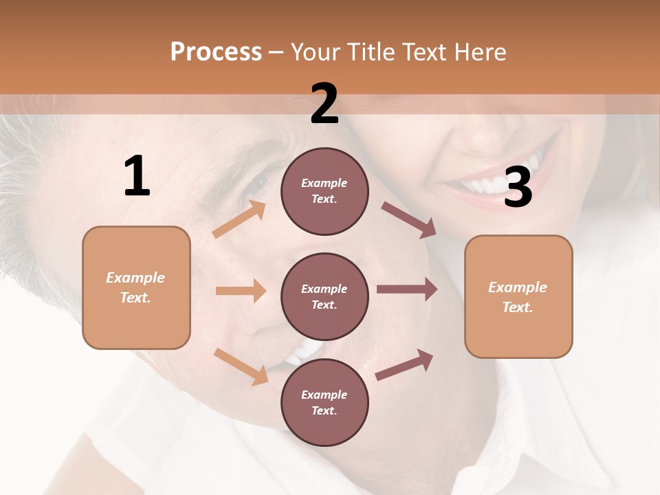 Hugging Couple Male PowerPoint Template