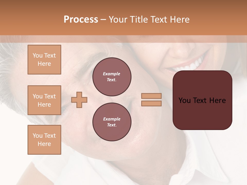 Hugging Couple Male PowerPoint Template