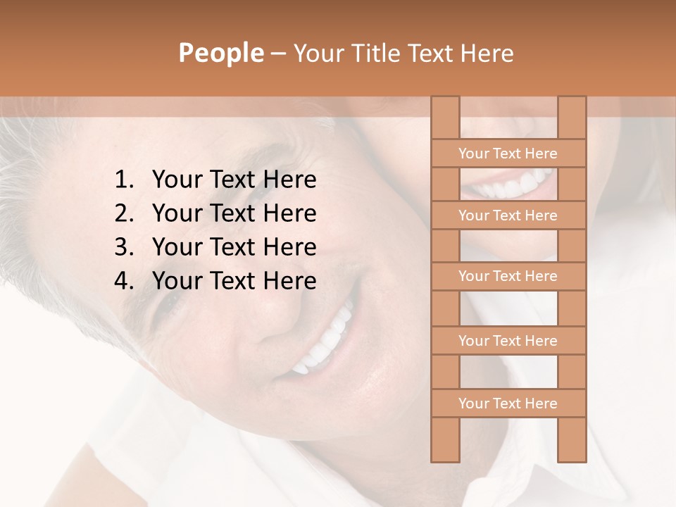 Hugging Couple Male PowerPoint Template