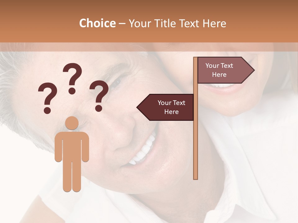 Hugging Couple Male PowerPoint Template