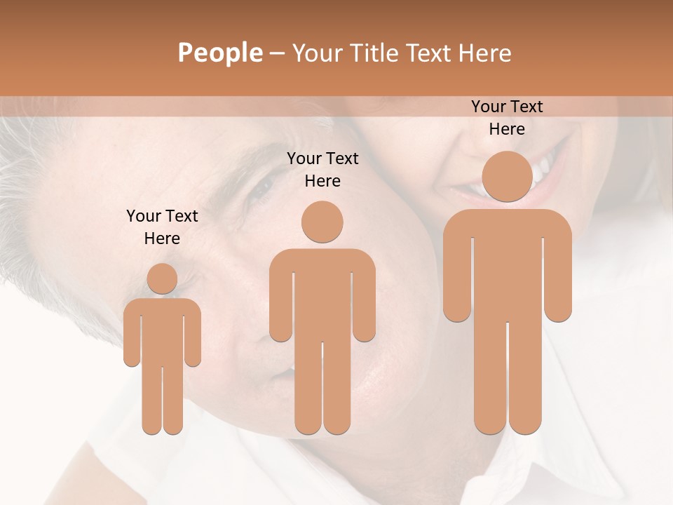 Hugging Couple Male PowerPoint Template