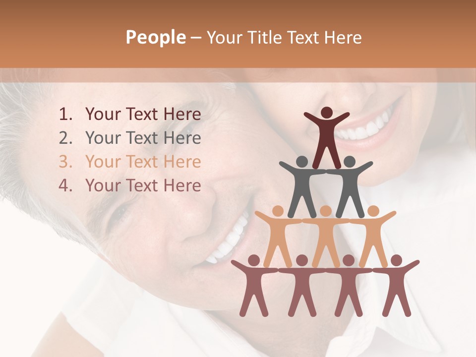 Hugging Couple Male PowerPoint Template