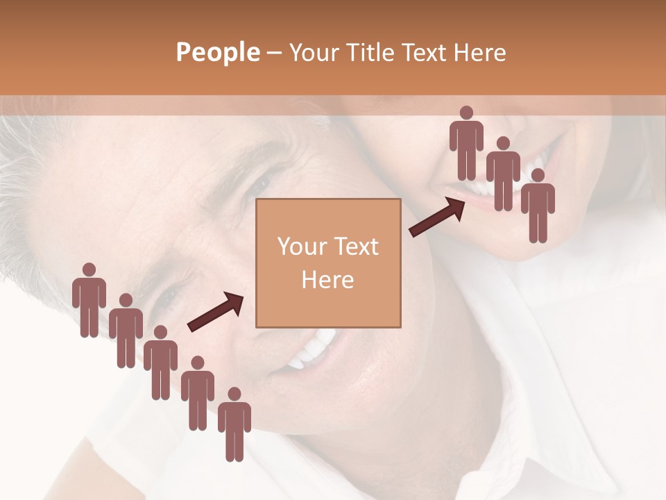 Hugging Couple Male PowerPoint Template