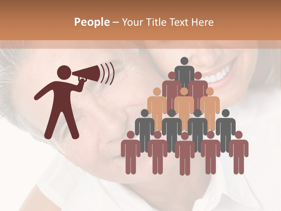 Hugging Couple Male PowerPoint Template