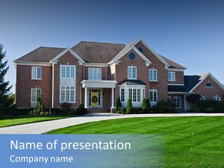 Home Exterior Building Exterior Residential District PowerPoint Template