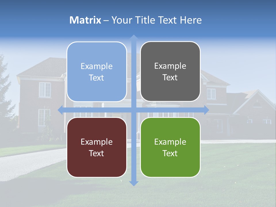 Home Exterior Building Exterior Residential District PowerPoint Template
