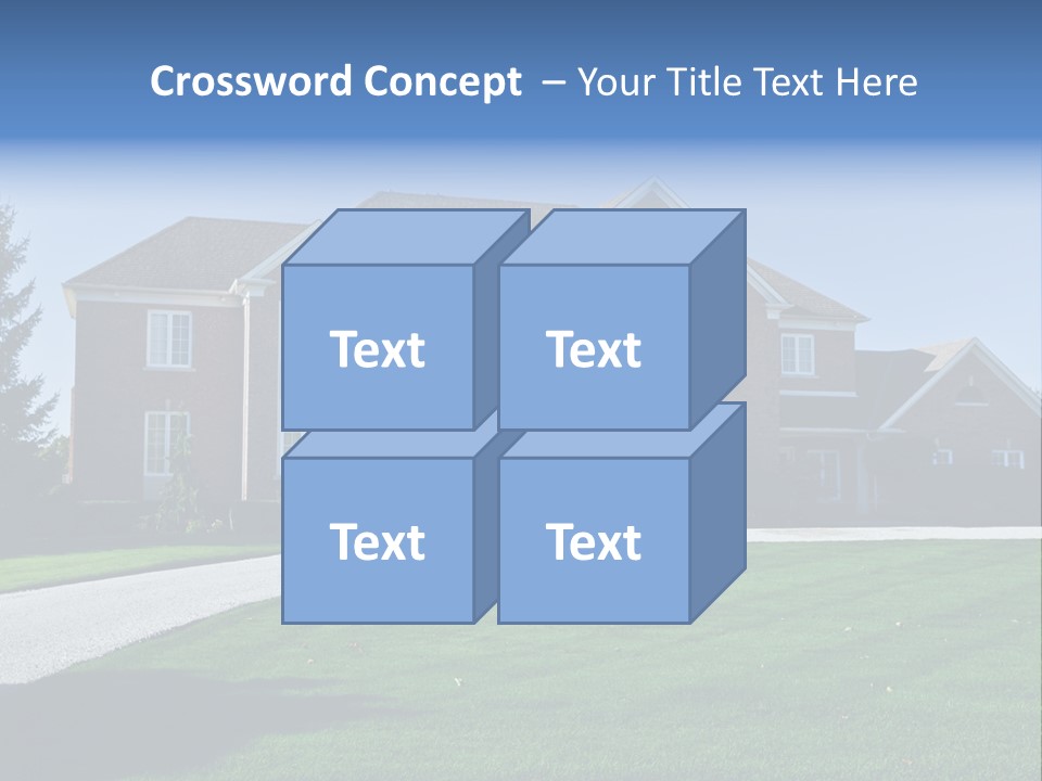 Home Exterior Building Exterior Residential District PowerPoint Template
