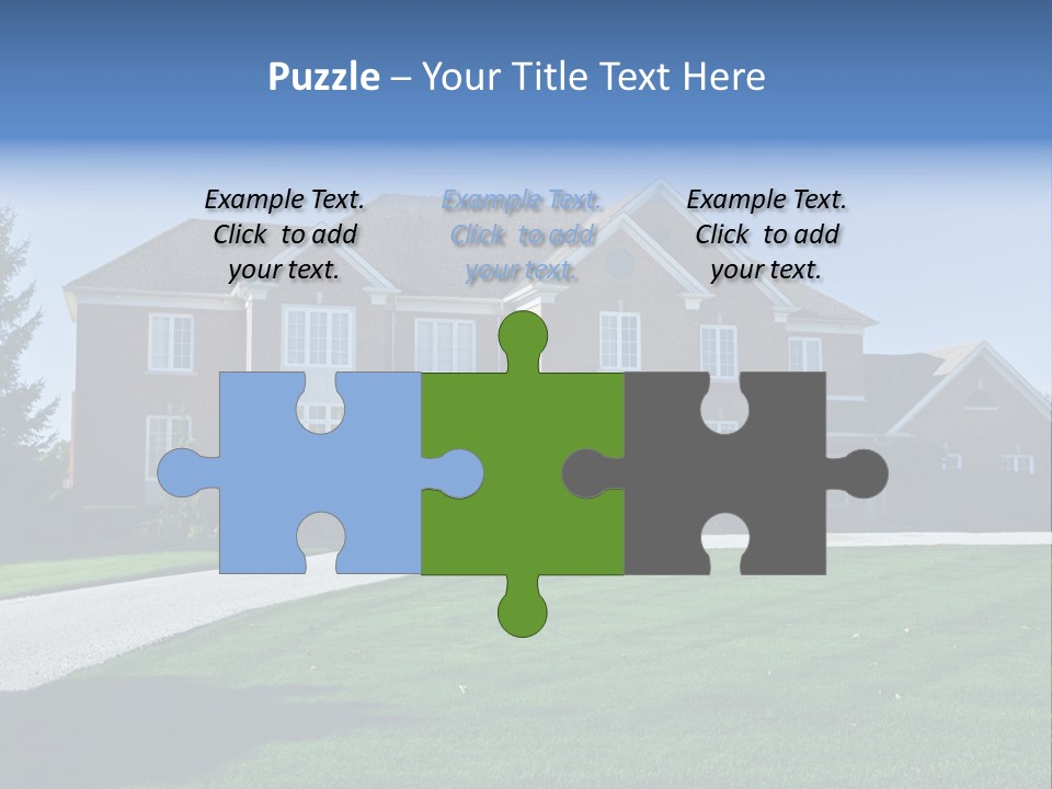 Home Exterior Building Exterior Residential District PowerPoint Template