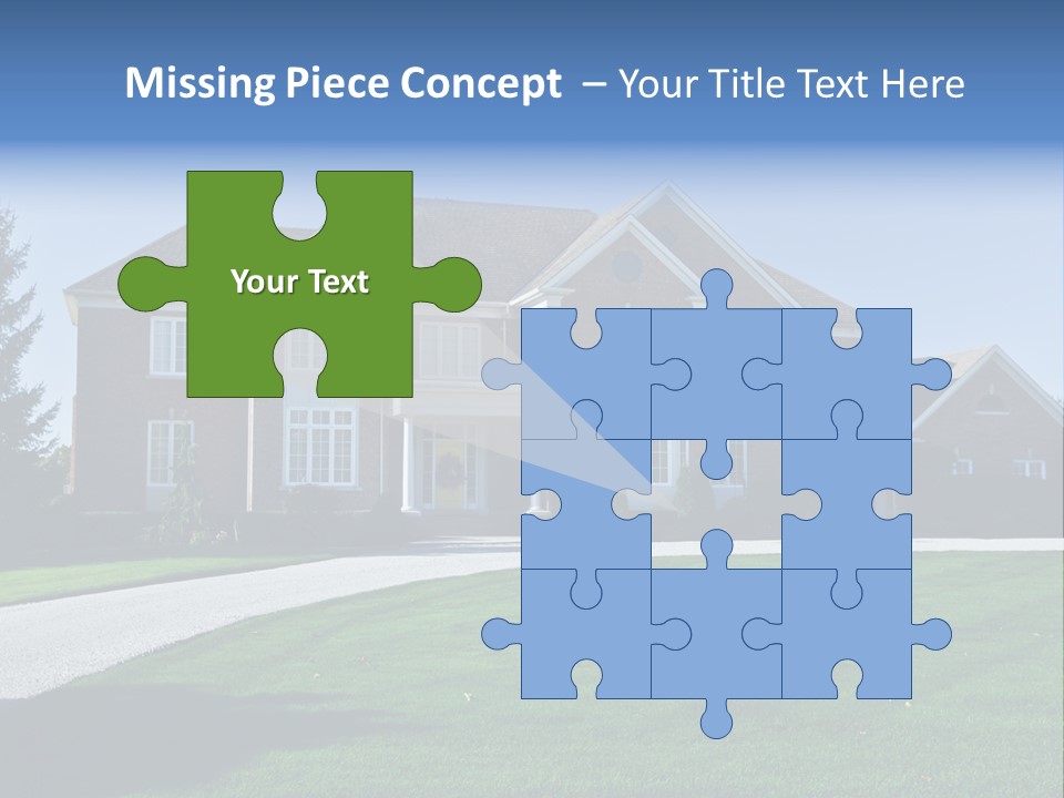 Home Exterior Building Exterior Residential District PowerPoint Template