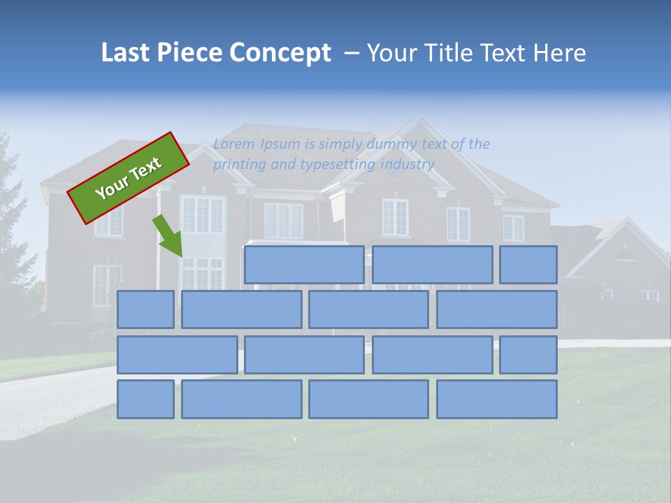 Home Exterior Building Exterior Residential District PowerPoint Template