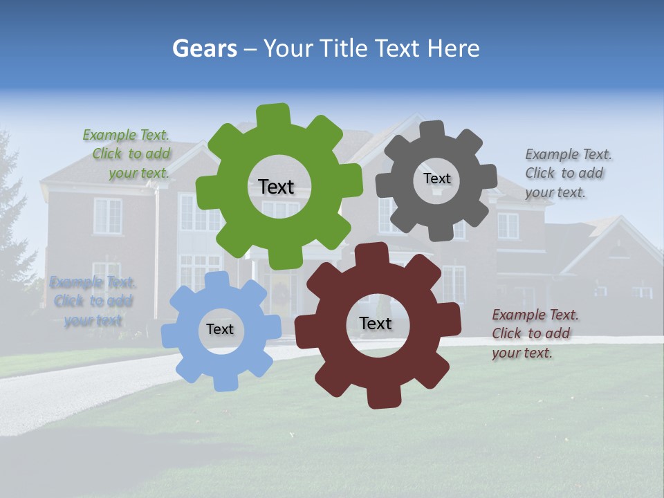 Home Exterior Building Exterior Residential District PowerPoint Template