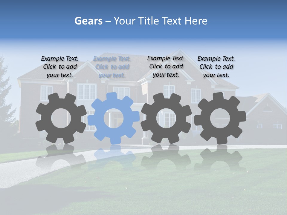 Home Exterior Building Exterior Residential District PowerPoint Template