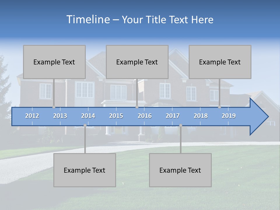 Home Exterior Building Exterior Residential District PowerPoint Template