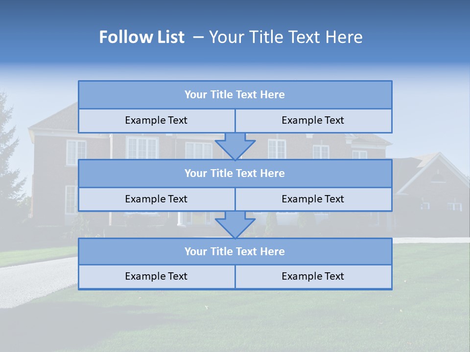 Home Exterior Building Exterior Residential District PowerPoint Template
