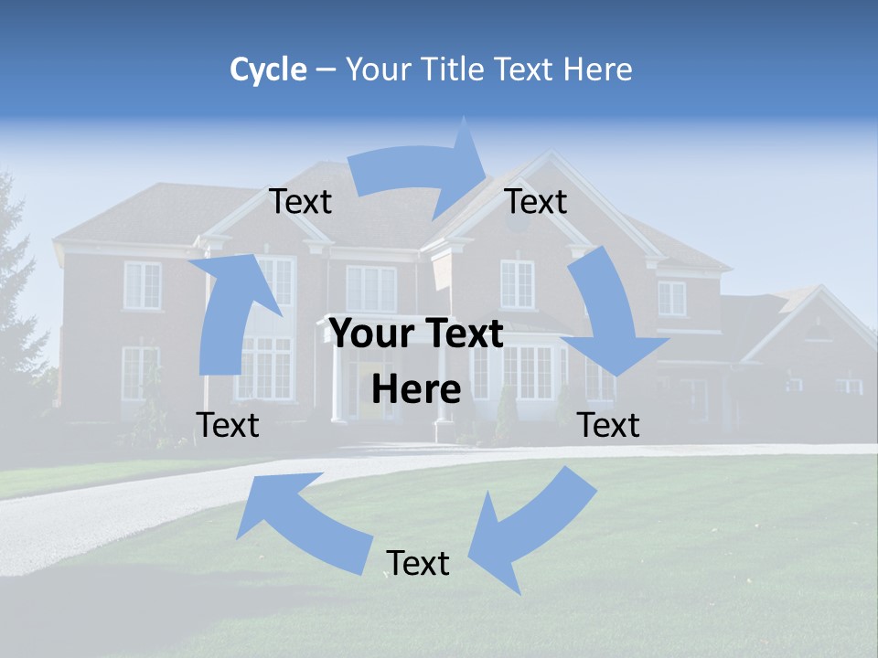 Home Exterior Building Exterior Residential District PowerPoint Template
