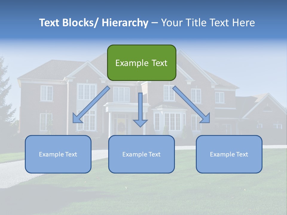 Home Exterior Building Exterior Residential District PowerPoint Template