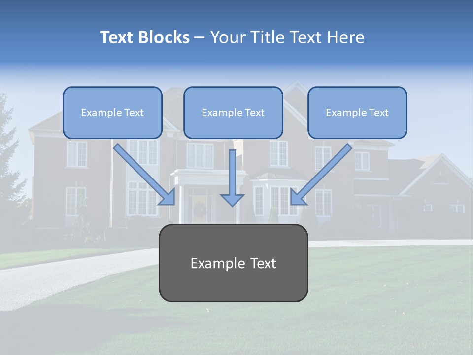 Home Exterior Building Exterior Residential District PowerPoint Template