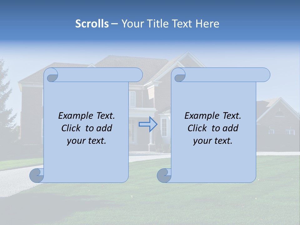Home Exterior Building Exterior Residential District PowerPoint Template