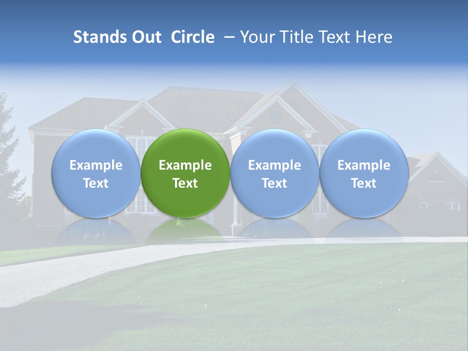 Home Exterior Building Exterior Residential District PowerPoint Template