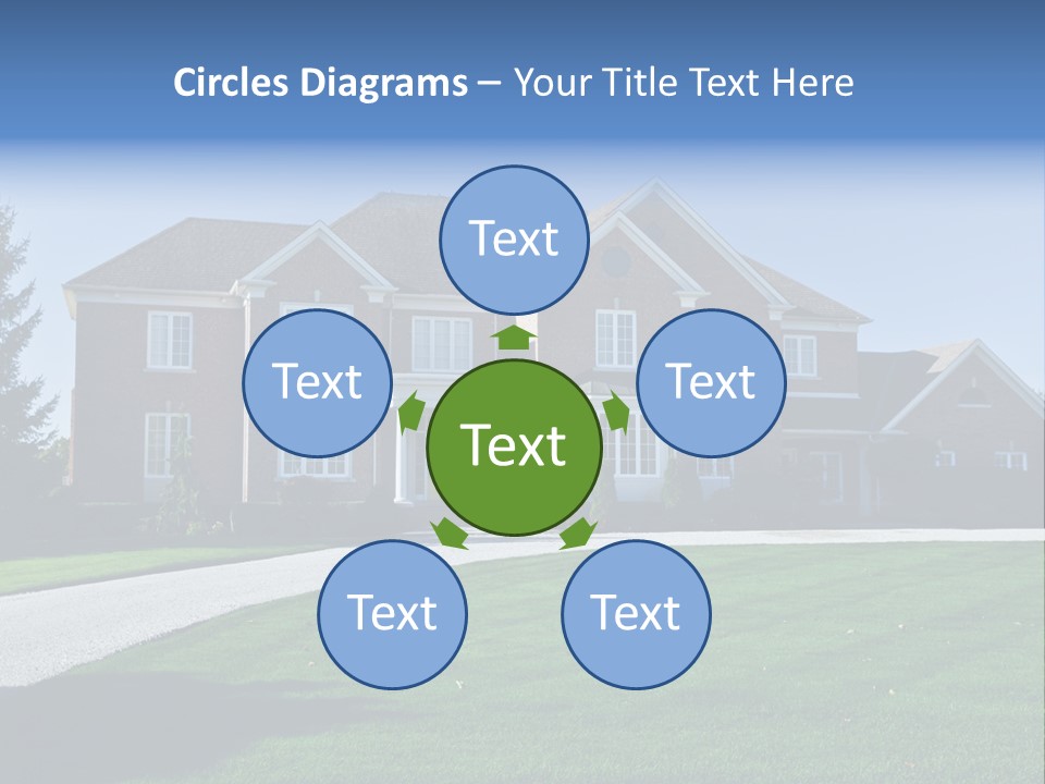 Home Exterior Building Exterior Residential District PowerPoint Template