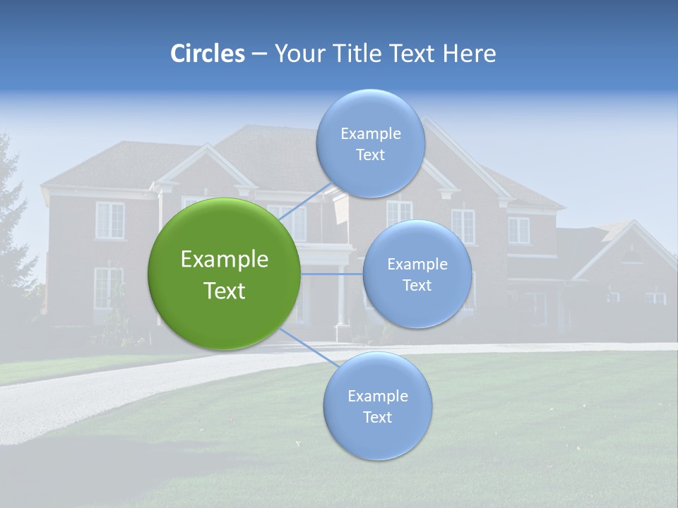 Home Exterior Building Exterior Residential District PowerPoint Template