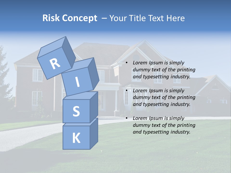 Home Exterior Building Exterior Residential District PowerPoint Template