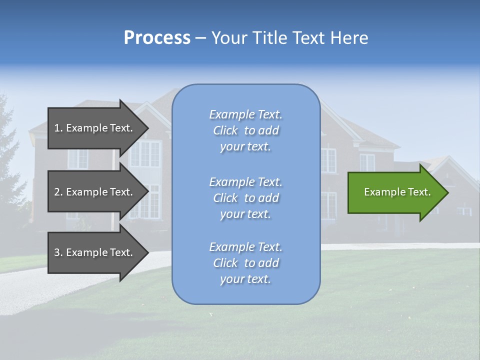 Home Exterior Building Exterior Residential District PowerPoint Template