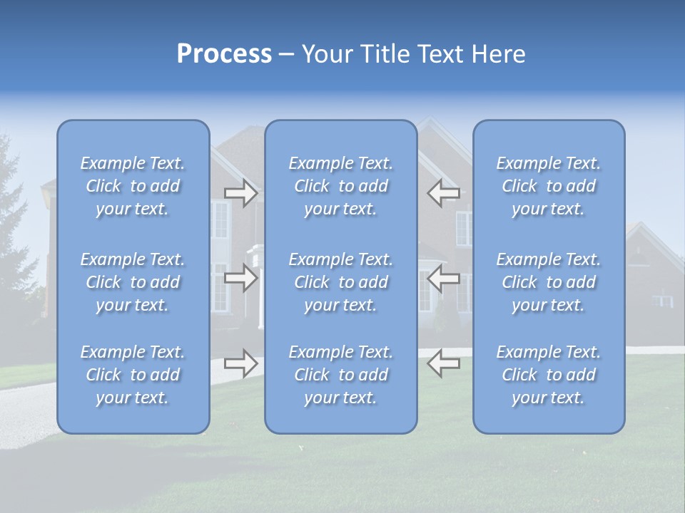 Home Exterior Building Exterior Residential District PowerPoint Template