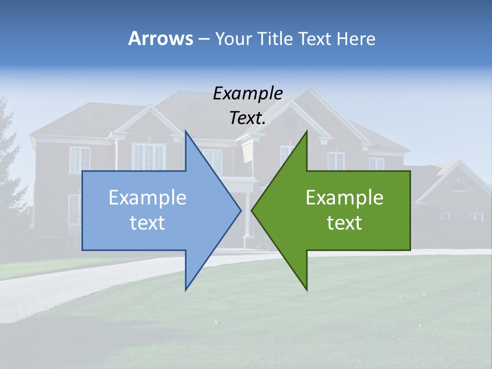 Home Exterior Building Exterior Residential District PowerPoint Template