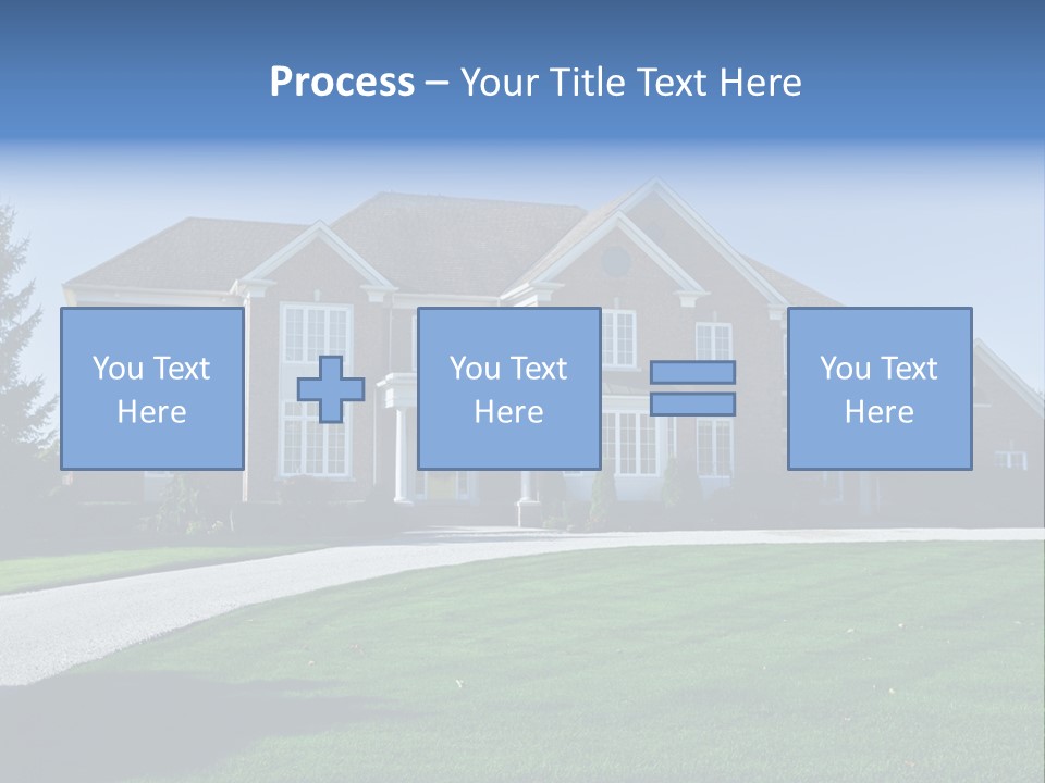 Home Exterior Building Exterior Residential District PowerPoint Template