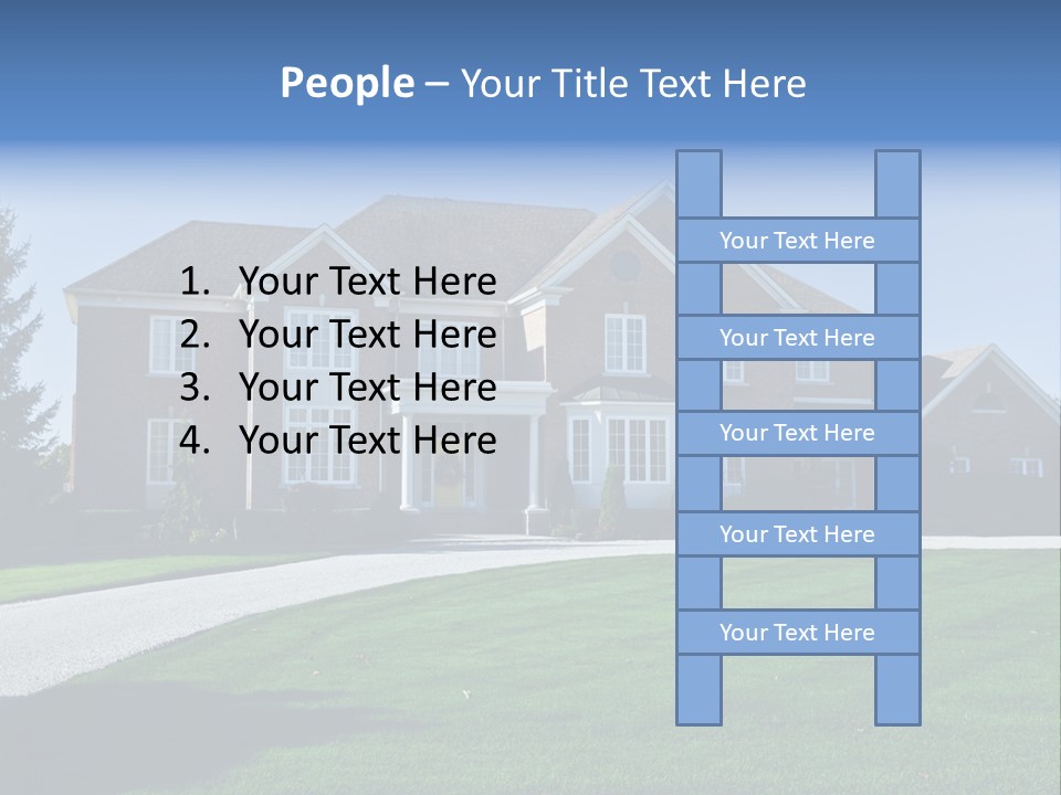 Home Exterior Building Exterior Residential District PowerPoint Template