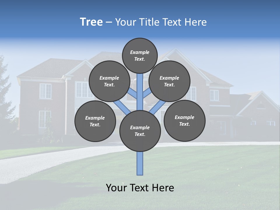 Home Exterior Building Exterior Residential District PowerPoint Template