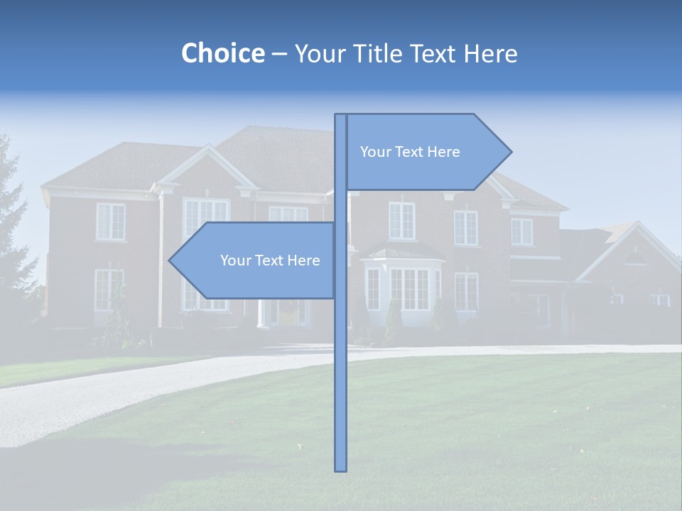 Home Exterior Building Exterior Residential District PowerPoint Template