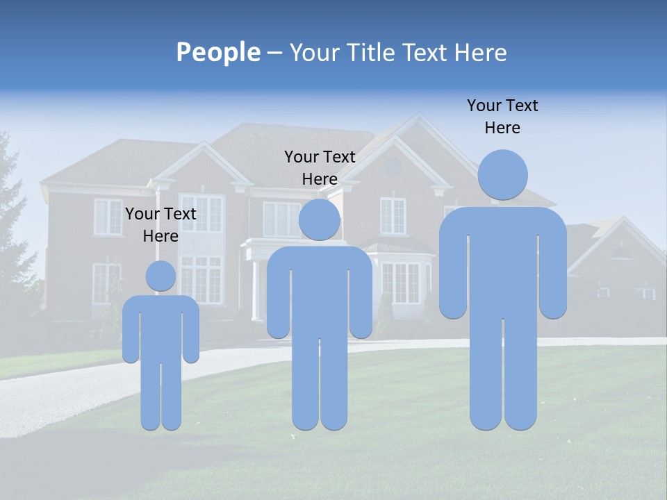 Home Exterior Building Exterior Residential District PowerPoint Template