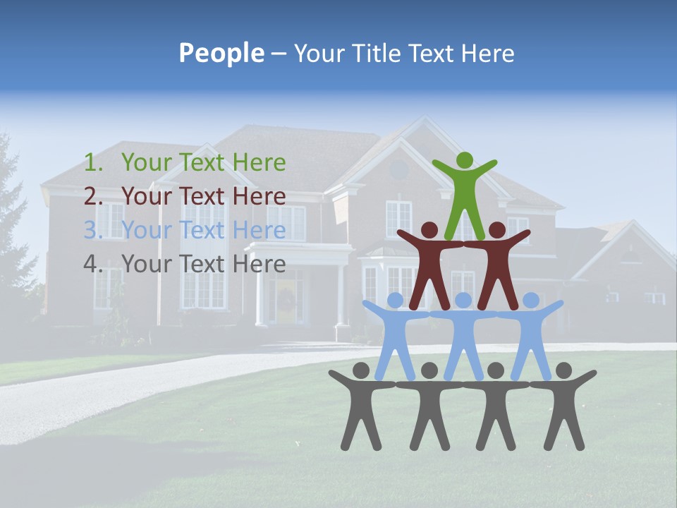 Home Exterior Building Exterior Residential District PowerPoint Template