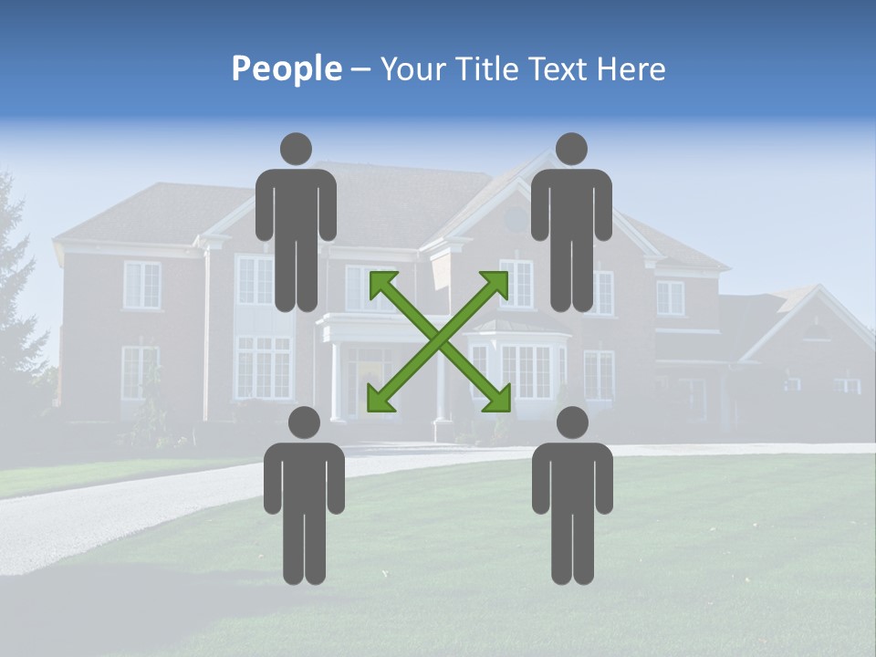 Home Exterior Building Exterior Residential District PowerPoint Template