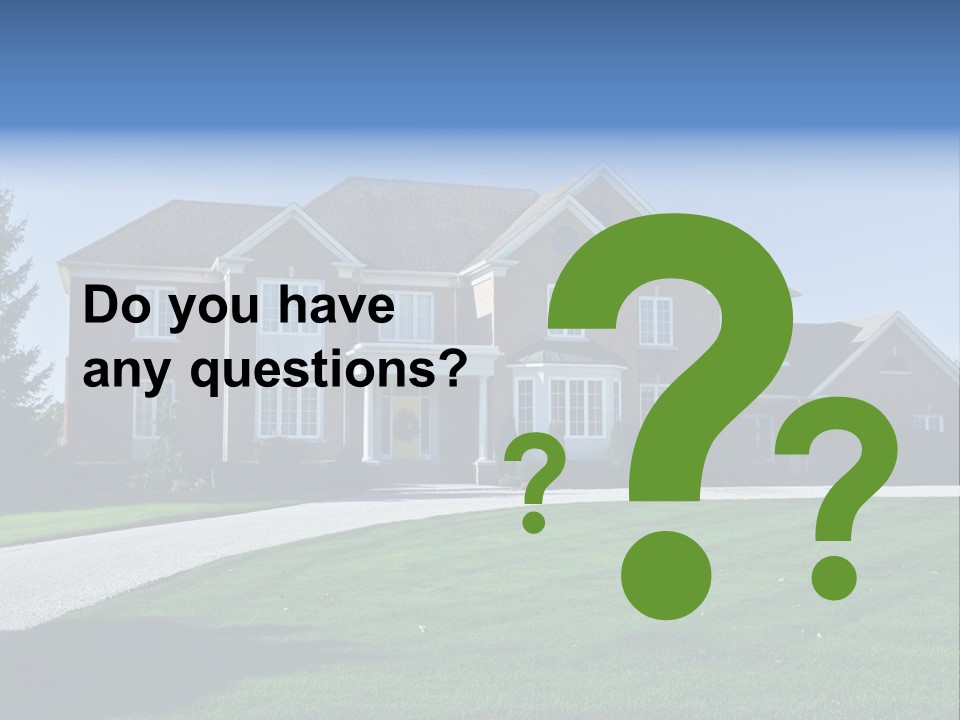 Home Exterior Building Exterior Residential District PowerPoint Template