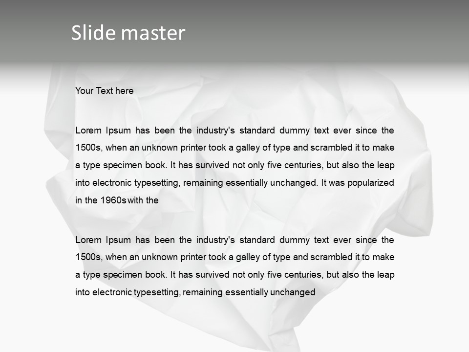 Paper Note Notebook PowerPoint Template