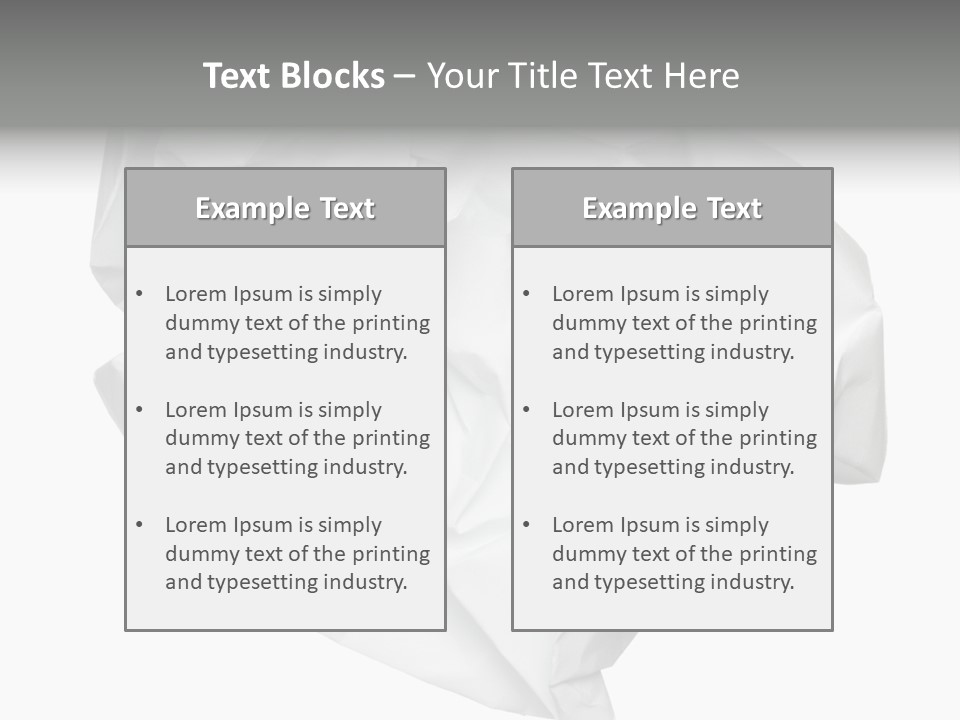 Paper Note Notebook PowerPoint Template
