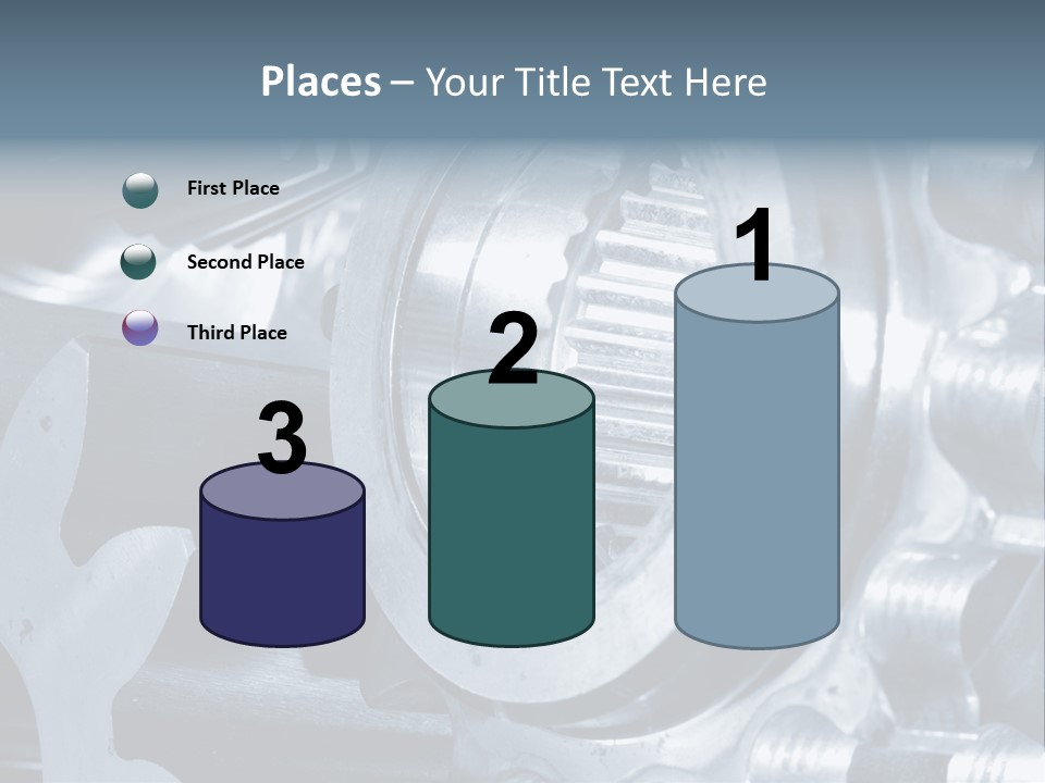 Mechanism Technology Clockwork PowerPoint Template