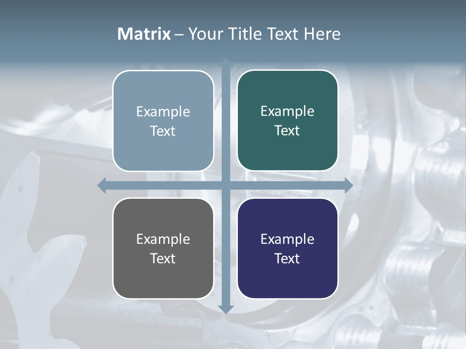 Mechanism Technology Clockwork PowerPoint Template