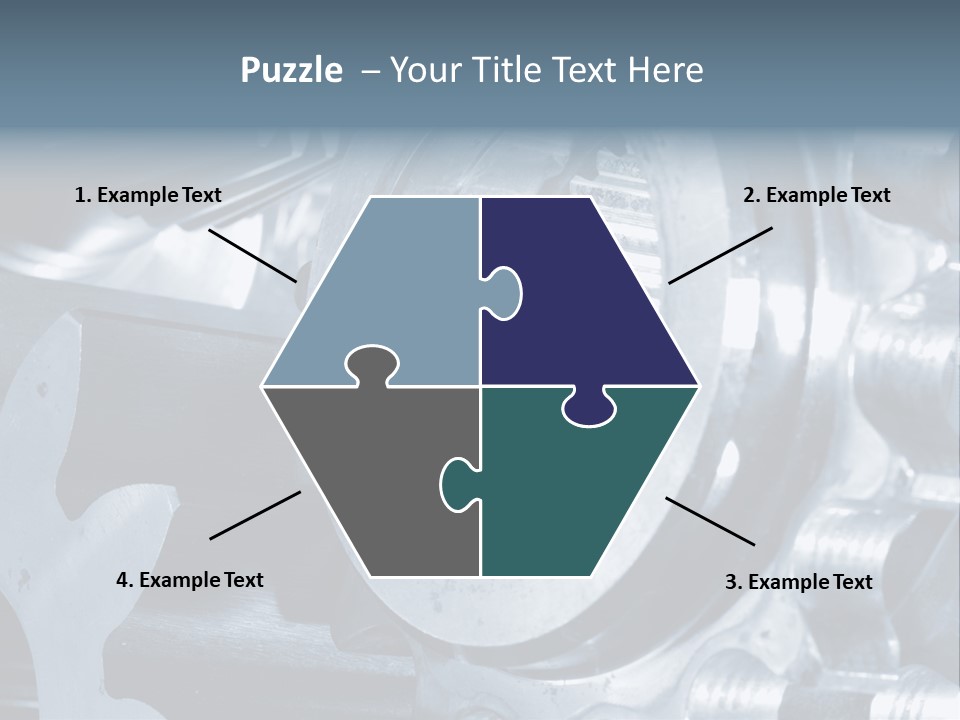 Mechanism Technology Clockwork PowerPoint Template