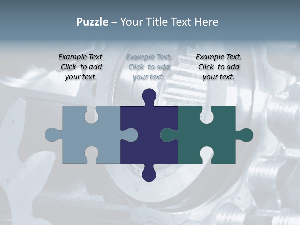 Mechanism Technology Clockwork PowerPoint Template