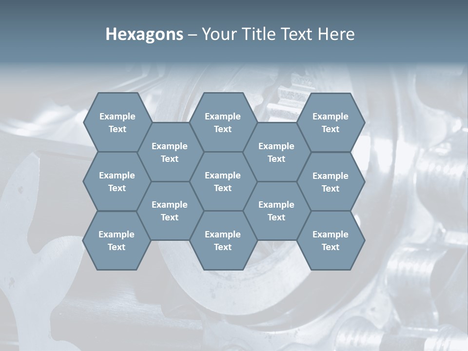 Mechanism Technology Clockwork PowerPoint Template