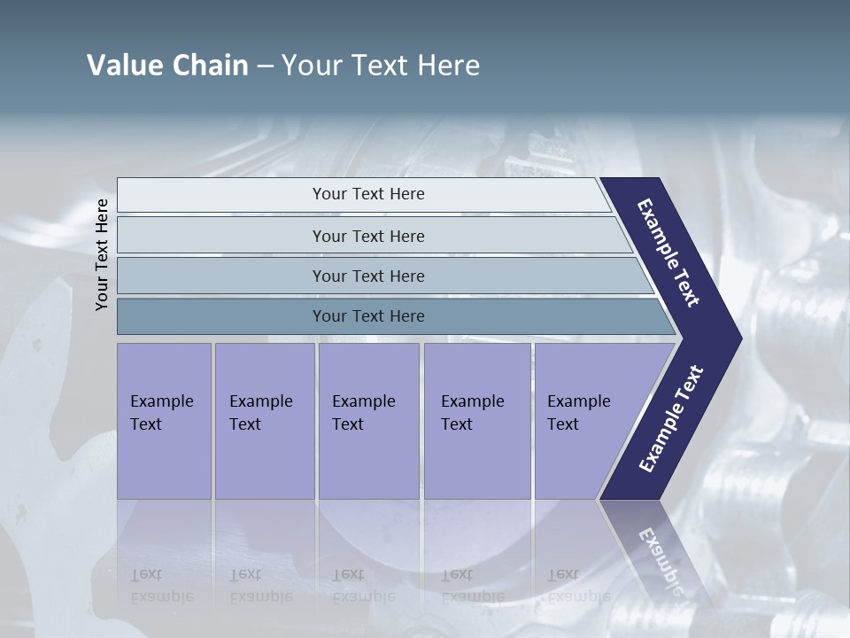 Mechanism Technology Clockwork PowerPoint Template