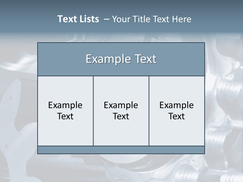 Mechanism Technology Clockwork PowerPoint Template