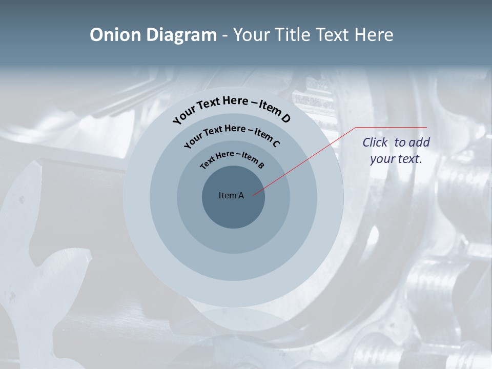 Mechanism Technology Clockwork PowerPoint Template
