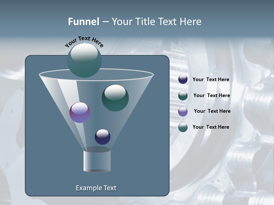 Mechanism Technology Clockwork PowerPoint Template