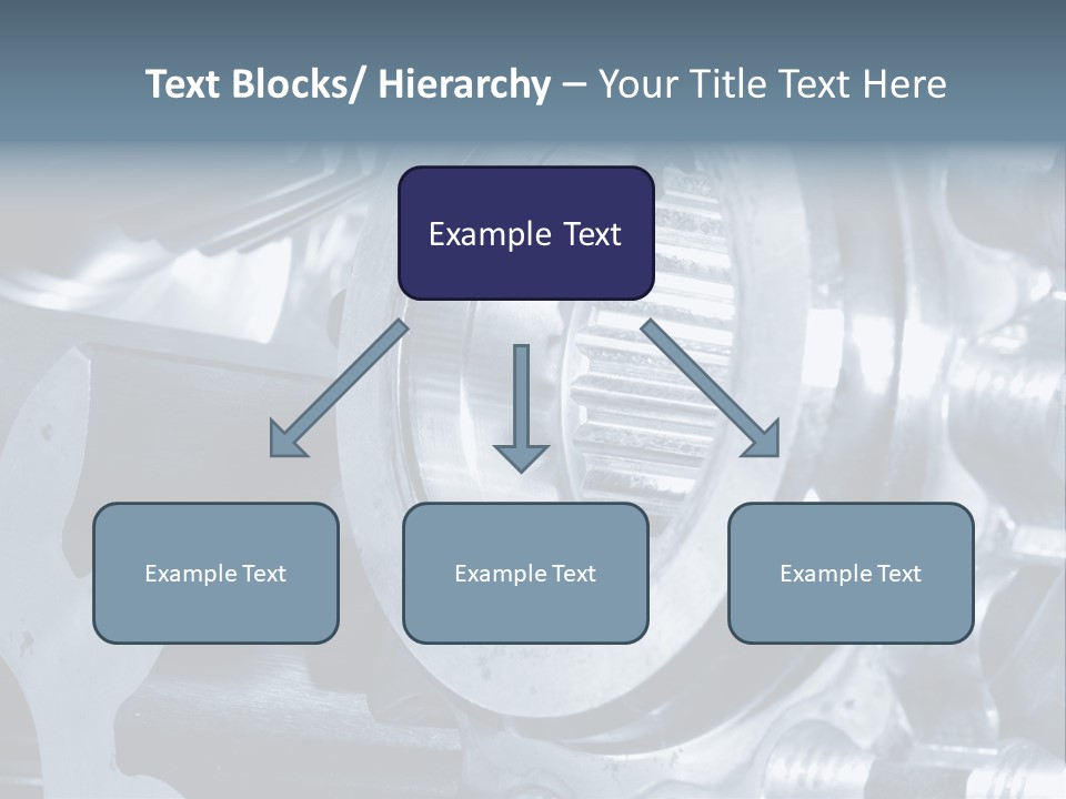 Mechanism Technology Clockwork PowerPoint Template