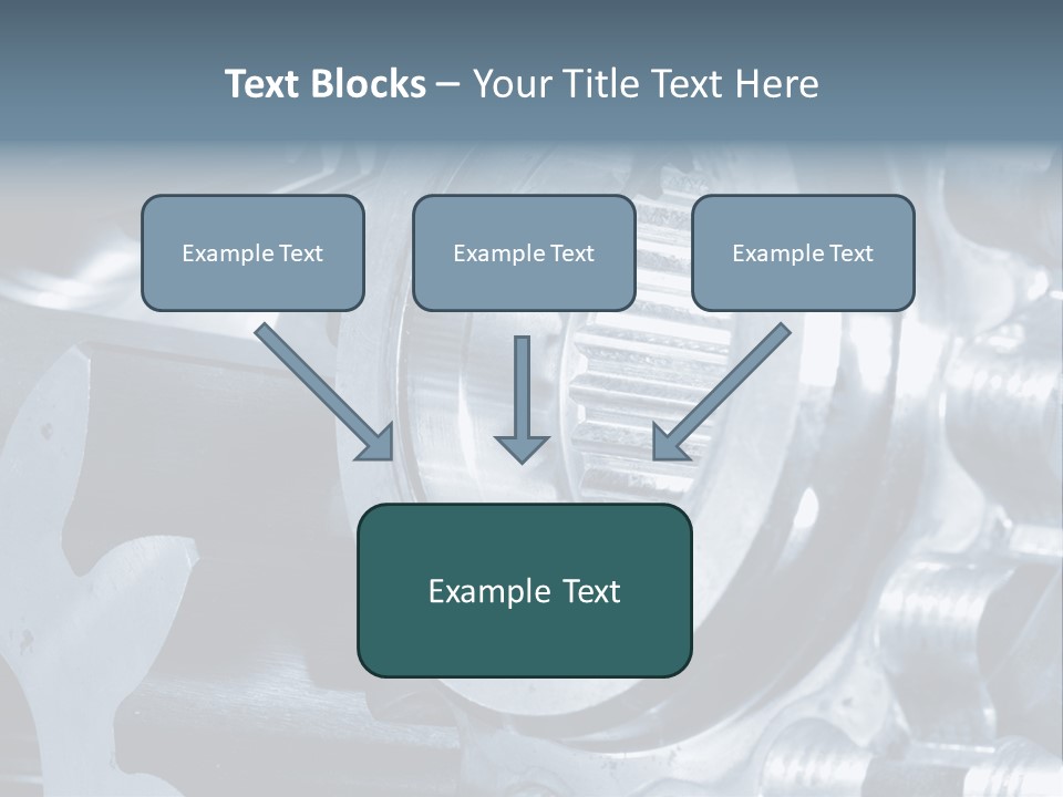 Mechanism Technology Clockwork PowerPoint Template